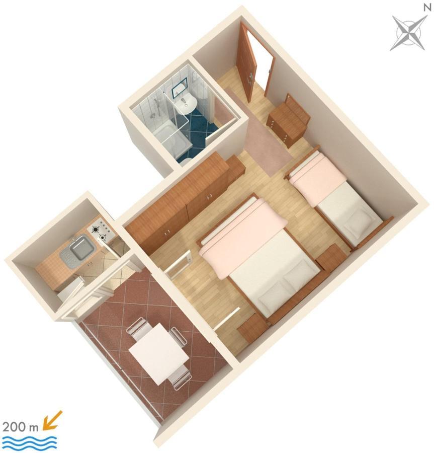 Apartments With A Parking Space Omis - 2745 Экстерьер фото
